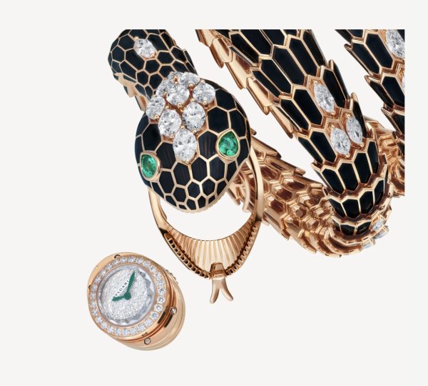 BVLGARI SERPENTI SECRET BLACK LACQUERED