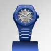 Hubot Big Bang Integrated Time Only Blue Indigo Ceramic New model 2024