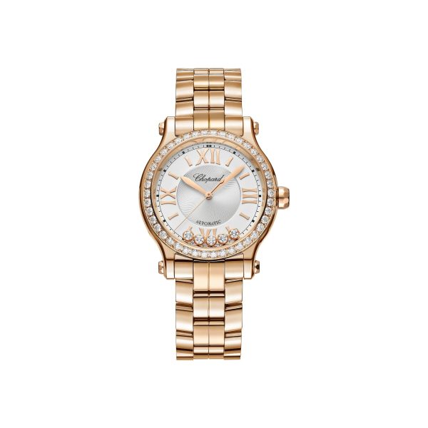 Chopard Happy Sport Rose Gold Diamonds Brand New