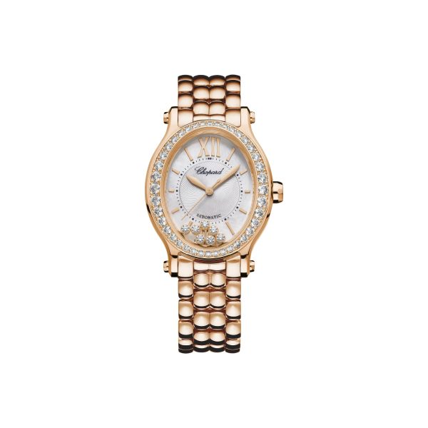Chopard Happy Sport Rose Gold Diamonds Brand New