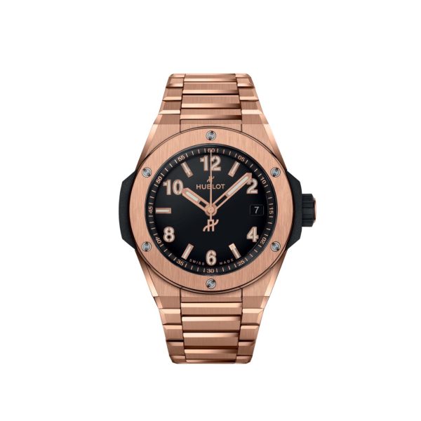 Hubot Big Bang Integrated Time Only King Gold New model 2024