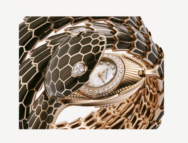 BVLGARI SERPENTI SECRET ROSE GOLD BLACK DIAMONDS