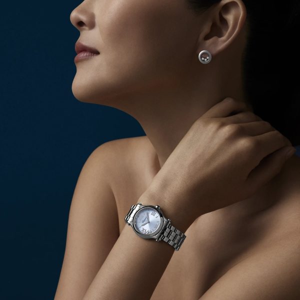 Chopard Happy Sport Lucent Steel Diamonds Brand New