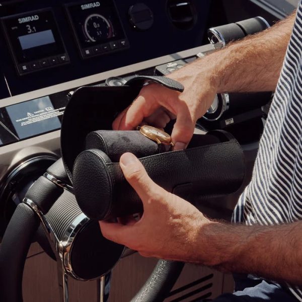 Box du lịch 3 đồng hồ Berkeley Three Watch Roll Black