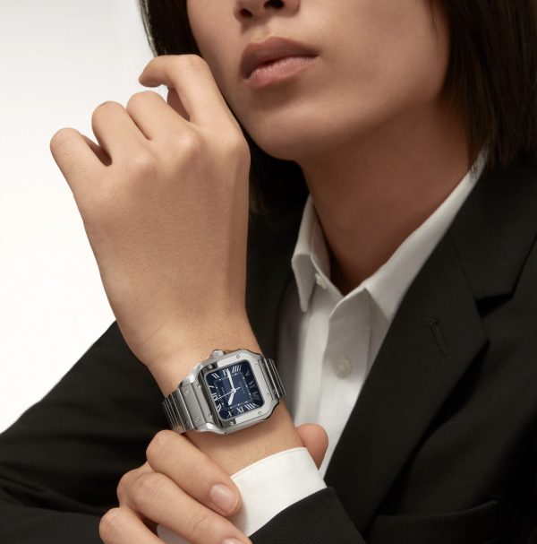 CARTIER SANTOS DE CARTIER BLUE DIAL