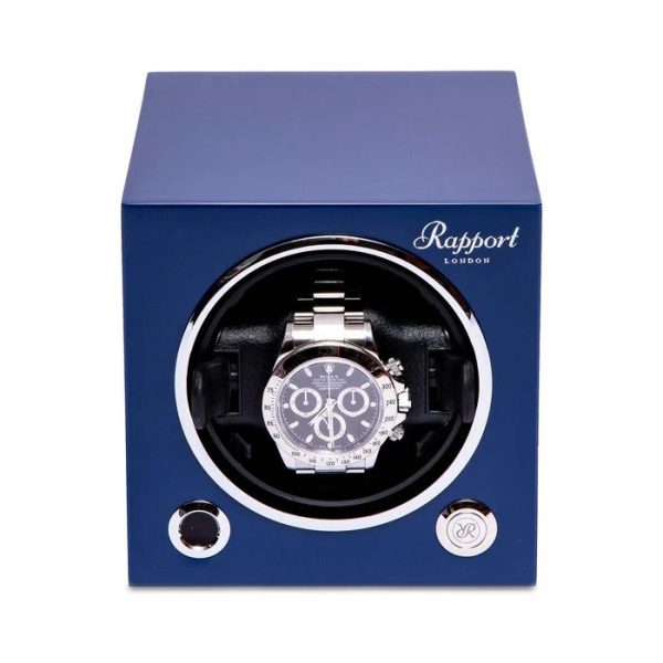 Hộp quay đồng hồ 1 ổ Evo Single Watch Winder Admiral Blue EVO42