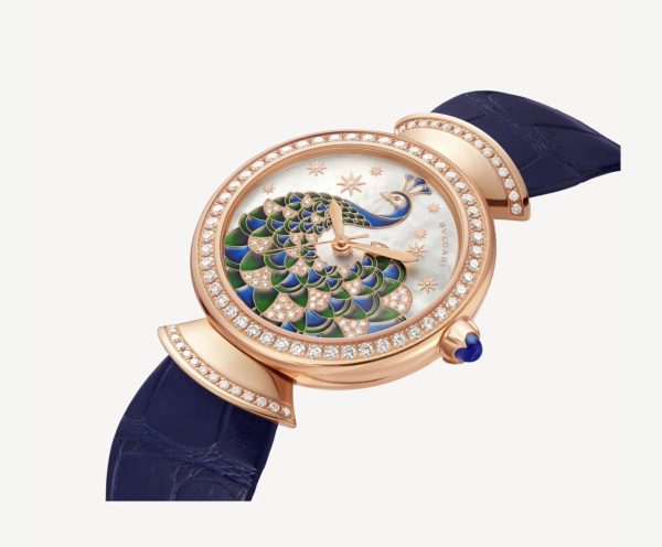 BVLGARI DIVAS’ DREAMS ROSR GOLD PEACOCK DIAMONDS