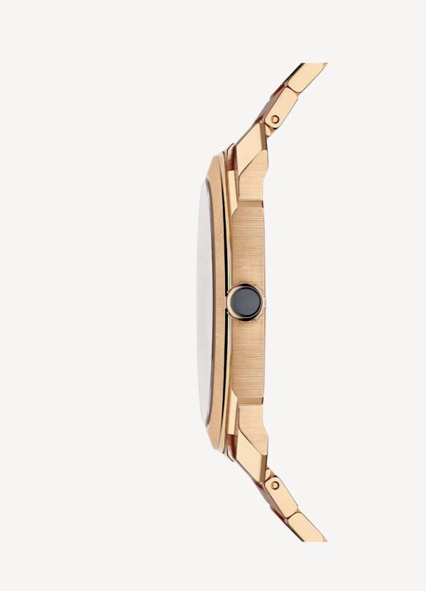 BVLGARI OCTO FINISSIMO ROSE GOLD BROWN DIAL