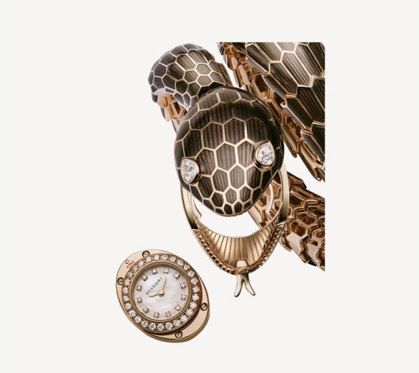 BVLGARI SERPENTI SECRET ROSE GOLD BLACK DIAMONDS