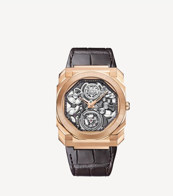 BVLGARI OCTO FINISSIMO ROSE GOLD TOURBILLON SKELETON