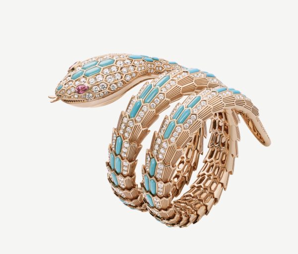 BVLGARI SERPENTI SECRET ROSE GOLD TURQUOISE