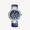 BVLGARI DIVAS’ DREAMS WHITE GOLD PEACOCK DIAMONDS BLUE DIAL