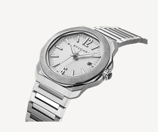 BVLGARI OCTO ROMA DATE WHITE DIAL