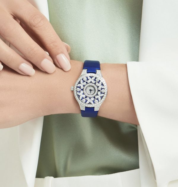 GRAFF CLASSIC BUTTERFLY SAPPHIRE DIAMOND WHITE GOLD