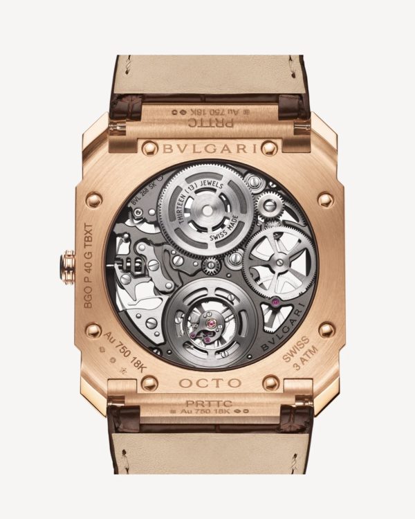 BVLGARI OCTO FINISSIMO ROSE GOLD TOURBILLON SKELETON