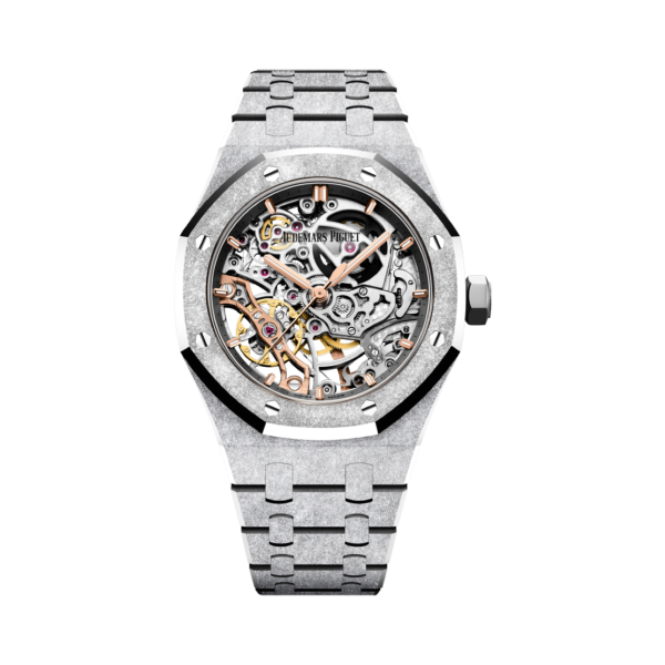 Royal Oak Double Balance Wheel Openworked Frosted Gold