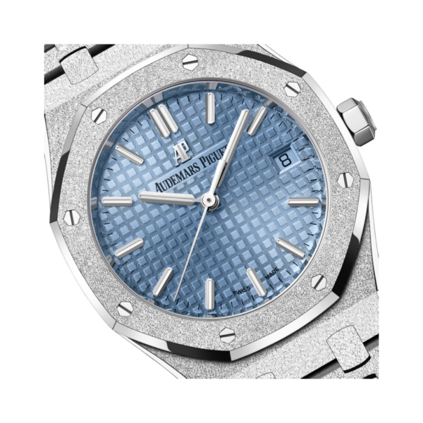 Royal Oak Frosted Gold Selfwinding Light Blue Tapisserie Dial