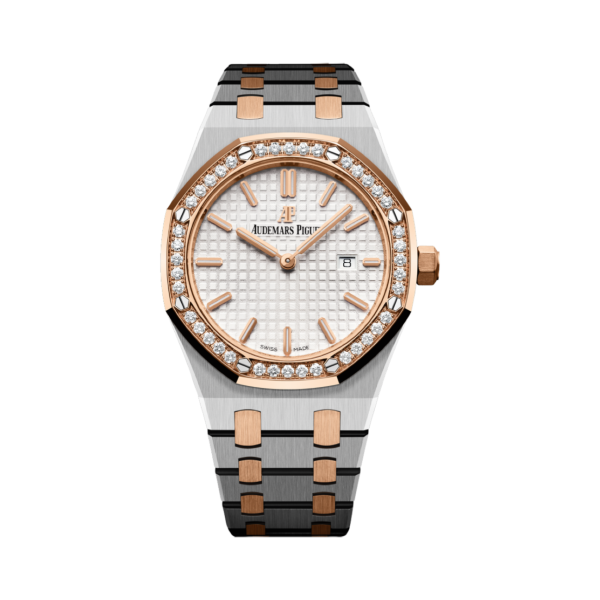 Royal Oak Quartz Silver-toned Grande Tapisserie Dial