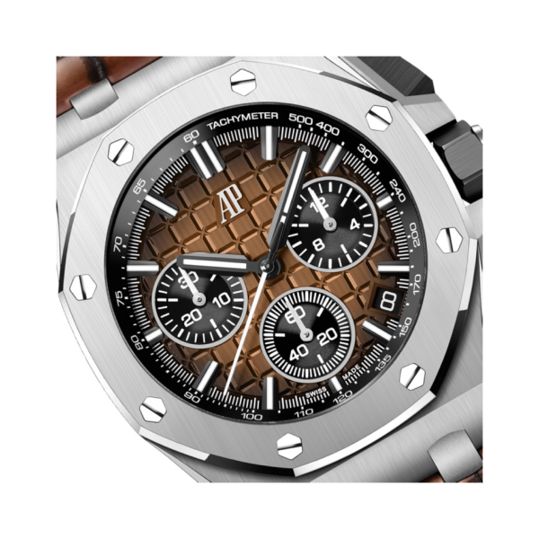 Royal Oak Offshore Selfwinding Chronograph Smoked Méga Tapisserie Dial