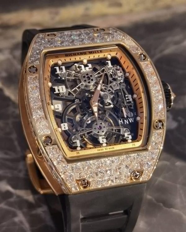 Richard Mille RM 17-01 Tourbillon Diamonds Rose Gold