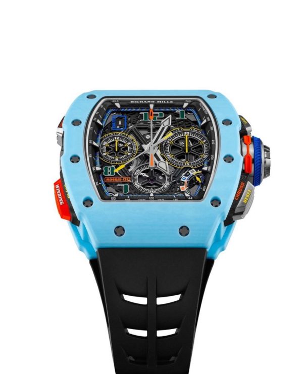 Richard Mille RM 65-01 Split-seconds Chronograph Pastek Blue Quartz TPT
