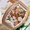 Franck Muller Vanguard V32 Rose Diamond White