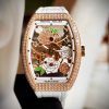 Franck Muller Vanguard V32 Rose Diamond White