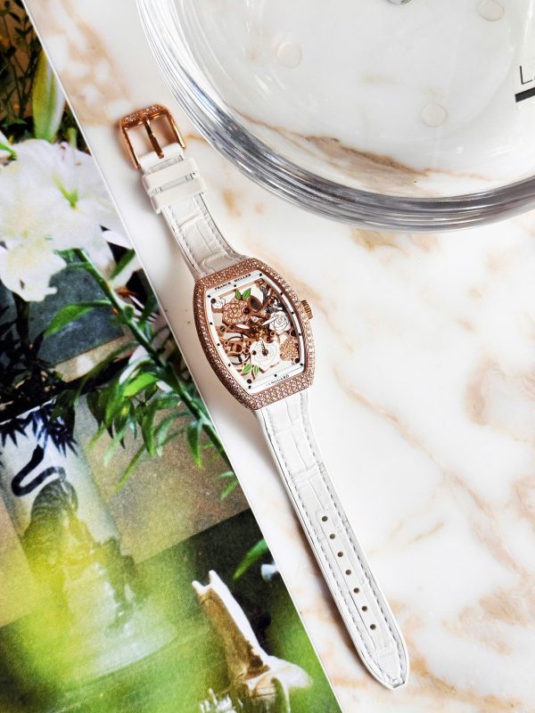 Franck Muller Vanguard V32 Rose Diamond White