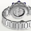 CARTIER PASHA DE CARTIER STEEL WHITE DIAL