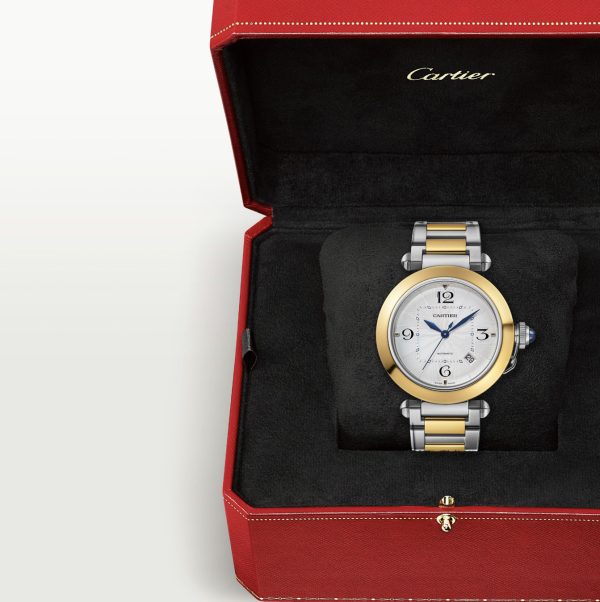 CARTIER PASHA DE CARTIER STEEL YELLOW GOLD