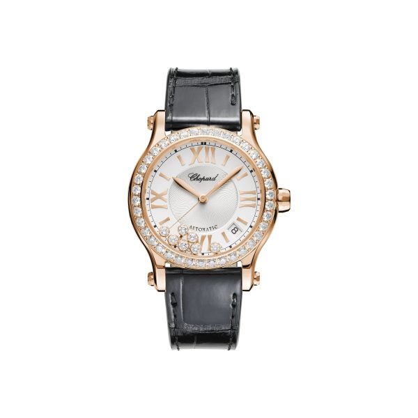 Chopard Happy Sport Rose Gold Diamonds Brand New