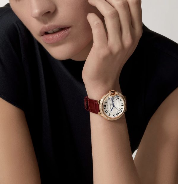 CARTIER BALLON BLEU ROSE GOLD DIAMOND