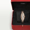 CARTIER BAIGNOIRE ALLONGÉE ROSE GOLD DIAMOND MEDIUM MODEL