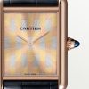 CARTIER TANK LOUIS YELLOW GOLD LARGE MODEL THREE GOLD - BRUSHED DIAL