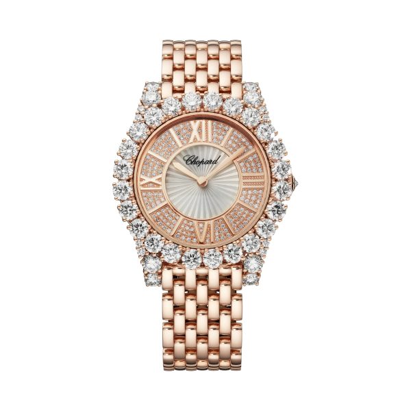 Chopard L'Heure Du Diamant Round Rose Gold Diamonds Brand new