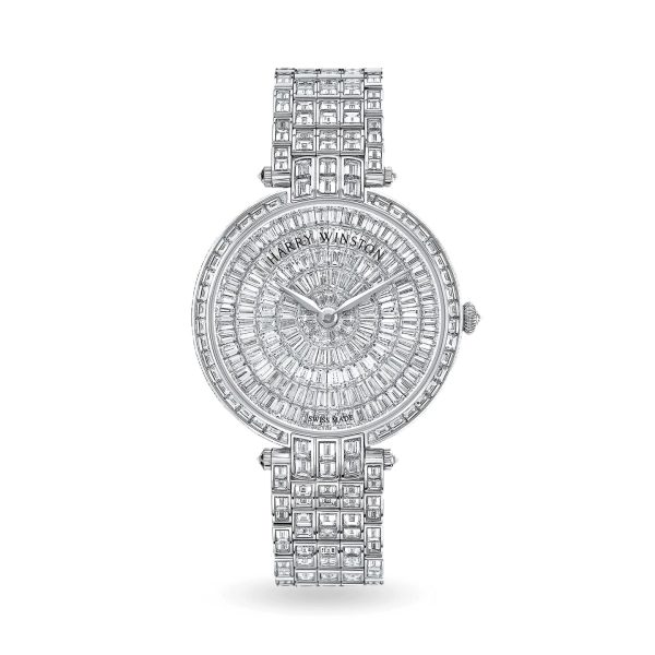 Harry Winston Premier Ladies 36mm White Gold Brand new