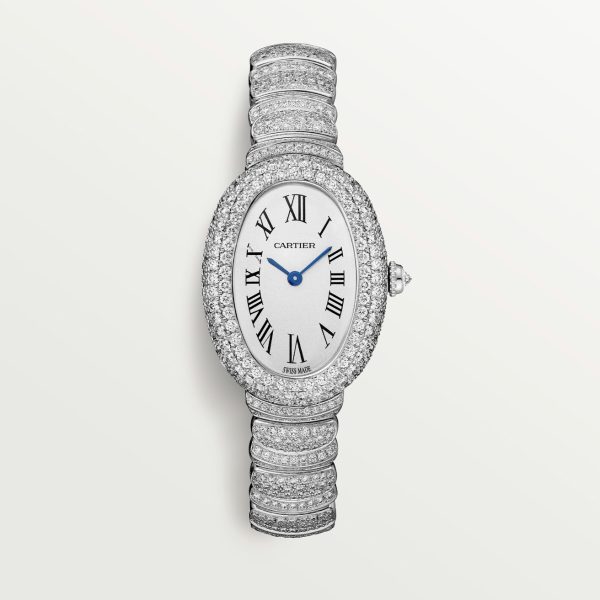 CARTIER BAIGNOIRE WHITE GOLD FULL DIAMOND