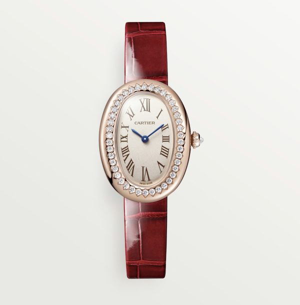 CARTIER BAIGNOIRE ROSE GOLD DIAMOND SMALL MODEL