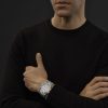 Chopard Alpine Eagle 41 White Gold Colored Sapphires Brand new