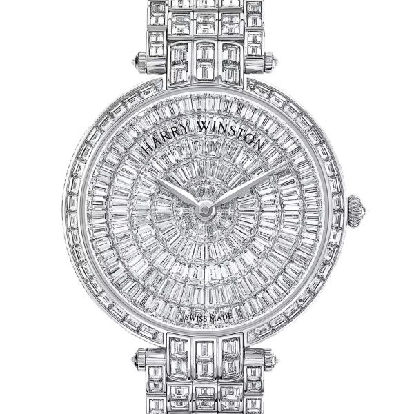 Harry Winston Premier Ladies 36mm White Gold Brand new