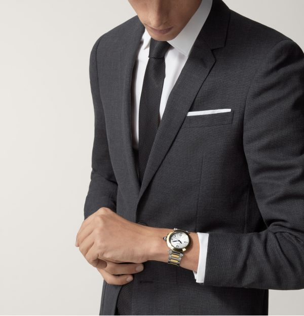 CARTIER PASHA DE CARTIER STEEL YELLOW GOLD