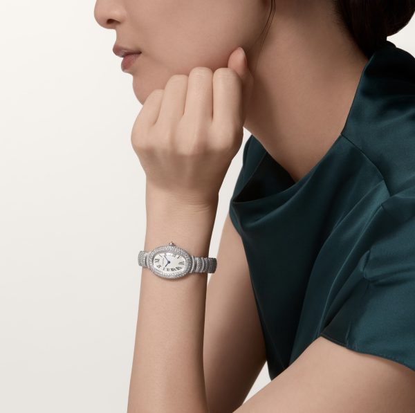 CARTIER BAIGNOIRE WHITE GOLD FULL DIAMOND