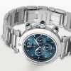 CARTIER PASHA DE CARTIER STEEL BLUE DIAL