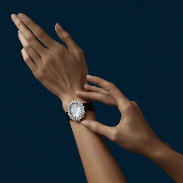 Chopard L'Heure Du Diamant Oval Medium White Gold Diamonds Brand new