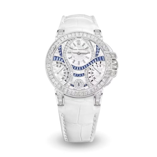 Harry Winston Ocean Biretrograde Diamond Waves Automatic Brand New