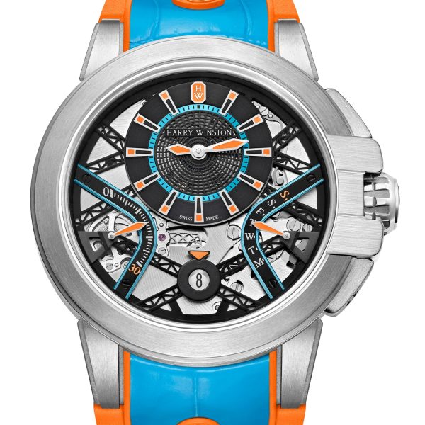 Harry Winston Zalium Variation Turquoise Orange Brand New