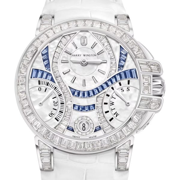 Harry Winston Ocean Biretrograde Diamond Waves Automatic Brand New