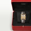 CARTIER TANK LOUIS YELLOW GOLD LARGE MODEL BRUSHED DIAL