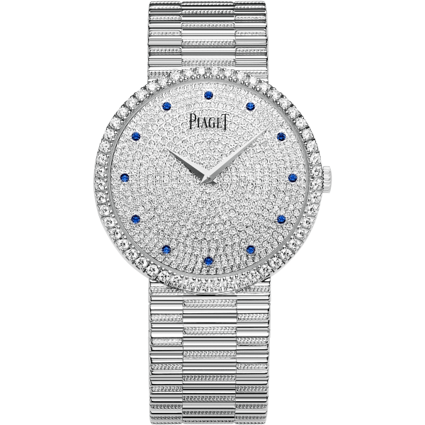 Piaget Altiplano Traditional White Gold Sapphire Diamond Ultra-Thin