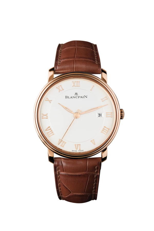 BLANCPAIN ULTRAPLATE ROSE GOLD WHITE ROMAN DIAL